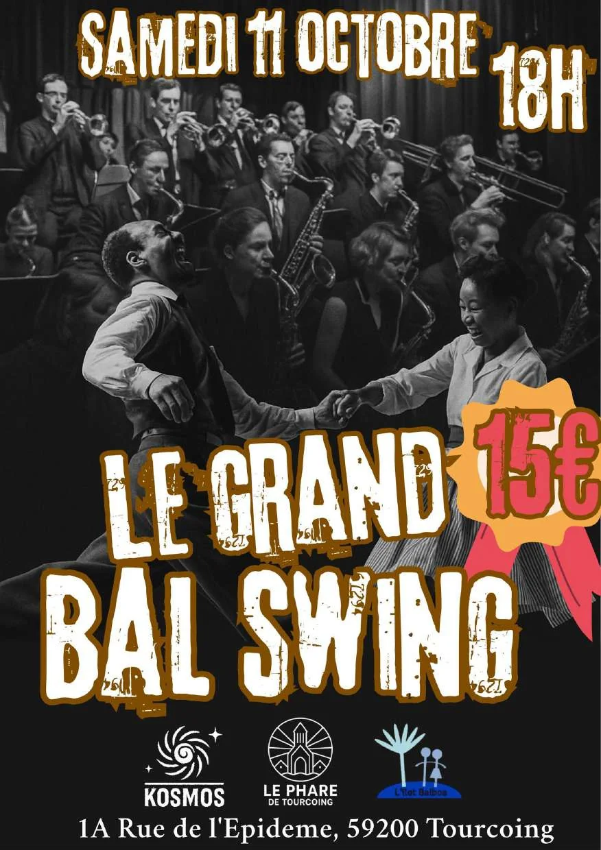 Affiche du Grand Bal Swing organisé dans l’écosystème Pink Kulture